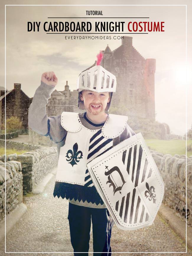 Cardboard Knight Costume Tutorial Tip Junkie